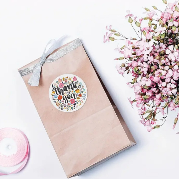 *NEW* 500pcs Thank You Stickers For Envelopes, Packaging, Gifts - Picture 3 of 3